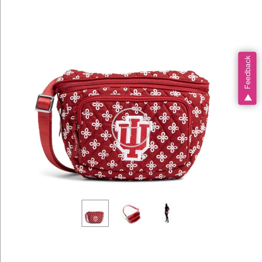 Vera Bradley Indiana University fannypack belt bag